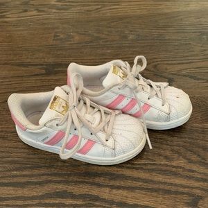 Superstar Adidas girls 9 pink